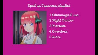 Sped up Japanese songs playlist  playlist cho một ngày tuyệt vời [upl. by Standford]