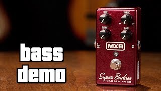 MXR Super Badass Variac Fuzz Bass Demo [upl. by Dubenko]