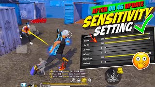 Best Sensitivity Setting For Headshot After Update⚙️ 2GB  3GB  4GB  6GB  8GB RAM  FREE FIRE [upl. by Jolee]