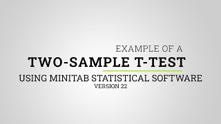 How to Perform a TwoSample TTest Using Minitab 22  Lean Six Sigma Training Tutorial [upl. by Frances]