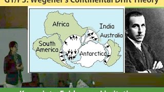 Geography Lecture G1P3 Continental Drift Theory [upl. by Hodosh]