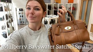 Mulberry Bayswater Satchel Small Bag Review [upl. by Asela591]