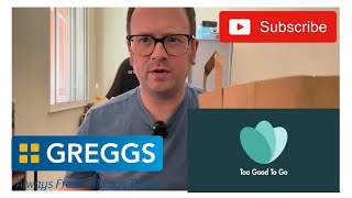 Food Review  Greggs  Too Good To Go [upl. by Iney]