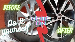 How To Paint Your Stock Mags Wheels  Elastic Dip Spray Paint  DIY [upl. by Adniuqal]