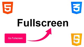 BOTON Pantalla Completa con JavaScript  HTML CSS Y JAVASCRIPT 🔥 [upl. by Leontine]