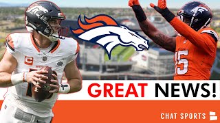 Denver Broncos Just Got A TRIPLE Dose Of Great News After Win vs Falcons [upl. by Mace283]