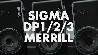 Lens Data  Sigma DP 123 Merrill Review [upl. by Sihtam]