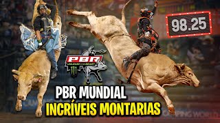 As montarias mais INCRÍVEIS do mundial da PBR na temporada [upl. by Mungo]