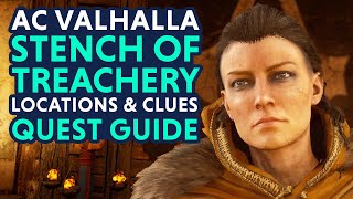 Stench Of Treachery Quest Clues Locations amp Traitor  Assassins Creed Valhalla Stench Of Treachery [upl. by Annawek707]