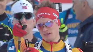 Biathlon Annecy Le Grand Bornand Mens Pursuit  2019–20 Biathlon World Cup 21122019 [upl. by Azar]