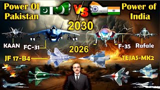 UKO  PAF VS IAF 2030  Pakistan Air Force Power Vs Indian Air Force Power 2030 [upl. by Osanna]