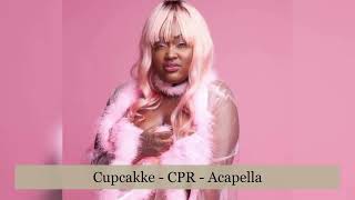 Cupcakke  CPR Official Acapella  Studio Quality  Isolated Vocals [upl. by Alded]