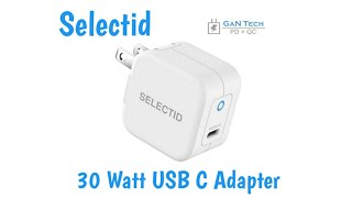 quotSELECTIDquot 30 WATT USB C WALL CHARGER ADAPTER [upl. by Aenit]