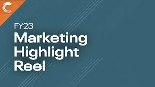 Cloudera Marketing FY23 Highlight Reel [upl. by Imoan]