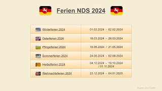 Ferien NDS 2024 [upl. by Uel703]