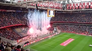 Ajax Amsterdam  FC Utrecht FSIDE 40th anniversary fireworks  201617 Eredivisie [upl. by Habas414]