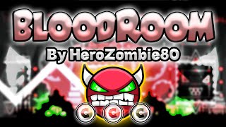 Geometry Dash 20 Demon  Bloodroom by HeroZombie80  GuitarHeroStyles [upl. by Pitchford918]