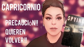 😲CAPRICORNIO ♑️ ⚠️🎭QUIEREN VOLVER CONTIGO 🫵PERO NO VAS A CREER PORQUE 🚨NO VUELVAS 🧿tarot [upl. by Matilda974]