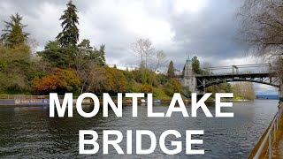 The BEAUTIFUL Montlake Bridge in Seattle Washington [upl. by Ettennaej]