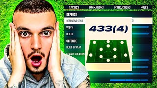 4334 is META 😍 Best FC24 Custom Tactics Tips and Instructions 🚨 [upl. by Yrellam]