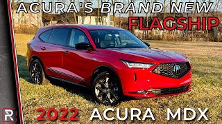 The 2022 Acura MDX ASpec is Acuras New 3Row Flagship Luxury SUV [upl. by Southard902]