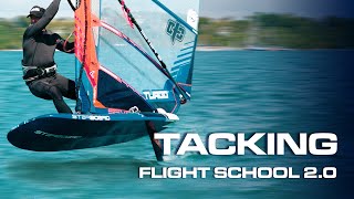 How to Tack  Windfoiling [upl. by Nonad]