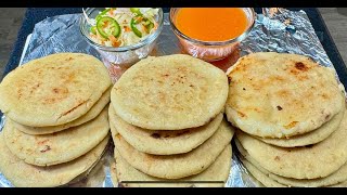 COMO HACER PUPUSAS SALVADOREÑAS PARA PRINCIPIANTES [upl. by Nylirak548]