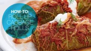 How to make Roll Up Cabbage Rolls  Canadian Living [upl. by Ziul]