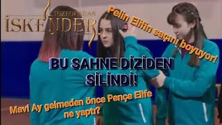 Bu sahne diziden silindi Pençe Elifin saçını boyuyor Tozkoparan İskender [upl. by Riffle]