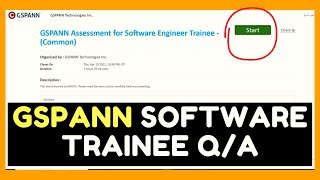 Gspann Interview Questions And Answers  Online Assessment [upl. by Pincas609]