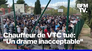 Trafic de drogue lhommage au chauffeur de VTC tué à Marseille [upl. by Anah]