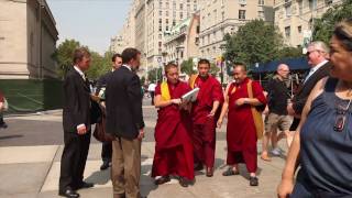 Dilgo Khyentse Yangsi Rinpoche Sightseeing in NYC [upl. by Malony]