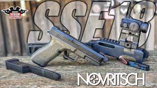 SSE18 Electric Pistol By Novritsch   Review amp Test Shot   Airsoft Review en Español [upl. by Llednahs117]