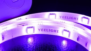 УМНАЯ СВЕТОДИОДНАЯ ЛЕНТА  XIAOMI YEELIGHT SMART LIGHT STRIP  MI SMART HOME [upl. by Adnalay]