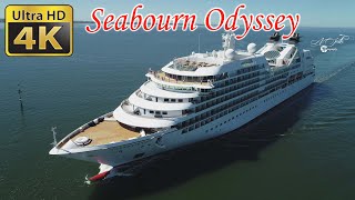 SEABOURN ODYSSEY drone ship chase coming into Melbourne Australia [upl. by Nord]