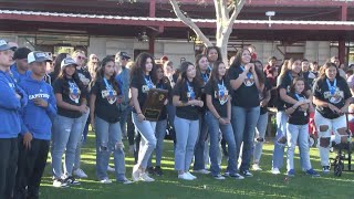 Small schools can do big things 3 Caruthers High School teams now champions [upl. by Nnaarat]