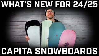 Whats New With Capita Snowboards For 2425 [upl. by Yonina]