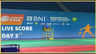 BNI Badminton Asia Junior Championships 2024 Team Day 3 Live Score [upl. by Byrdie]