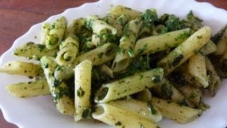 Receta Pasta sin gluten al Pesto Apta para celiacos intolerantes a la lactosa y veganos [upl. by Niarbo]