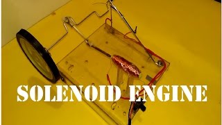 Solenoid Engine DIY │ very simple [upl. by Yralih]