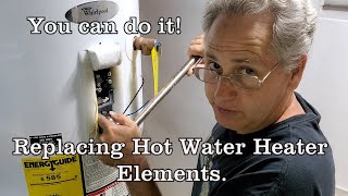 DIY How to replace the heating elements in your hot water heater Maintenance Minute Jim Viebrock [upl. by Eceinhoj]