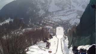 Helmet camera WORLD RECORD SKI JUMP Jurij Tepes Planica 2013 [upl. by Hteazile600]