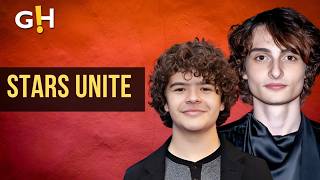 Stranger Things Stars Finn Wolfhard amp Gaten Matarazzo Hold Hands on NYC  Entertainment News [upl. by Meryl]