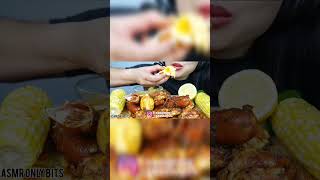 Asmr Seafood asmrsounds eatsounds eatingsounds eatinsounds asmr food eattingsounds eating [upl. by Haim]