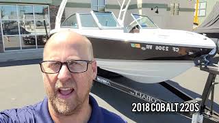 2018 Cobalt 220s Bowrider [upl. by Jami520]