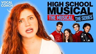 HIGH SCHOOL MUSICAL THE SERIES I Vocal Coach Reacts I HSMTMTS [upl. by Albin]