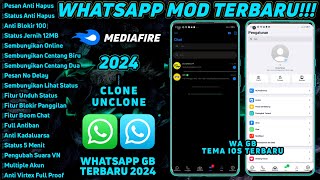 WhatsApp GB Terbaru 2024  WA MOD Anti Blokir Terbaru 2024 100 Bisa Login Nomor Lama🔥 [upl. by Hutson]