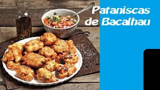 PATANISCAS DE BACALHAU  RECEITAS [upl. by Selmore]