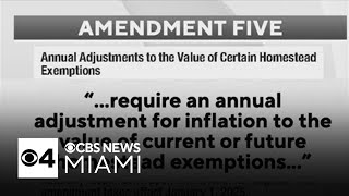 Florida voters to decide Amendment 5 homestead exemption adjustments [upl. by Kulda]