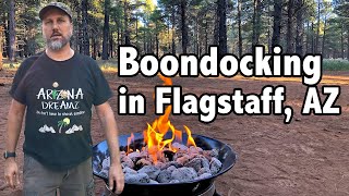 Flagstaff Arizona Camping Boondocking in Flagstaff AZ Dispersed Camping [upl. by Yras]